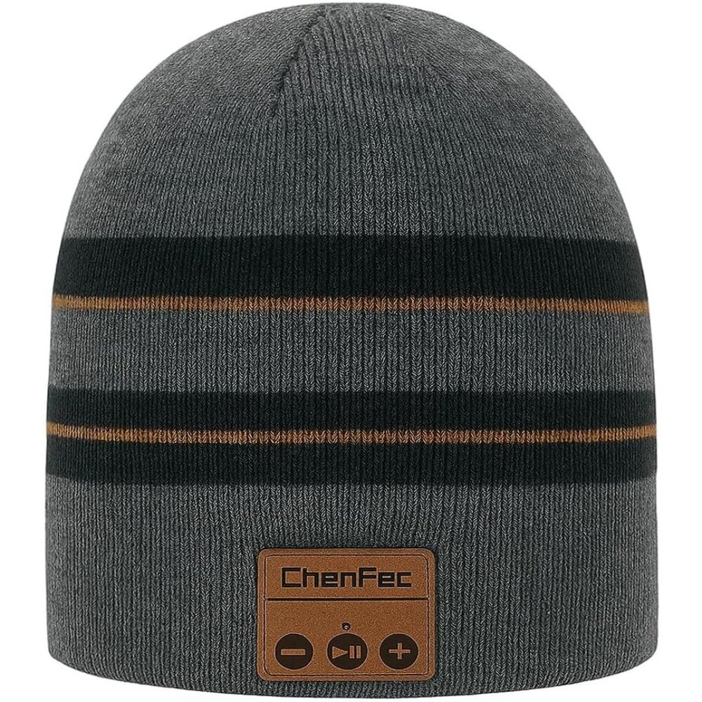 Bluetooth Beanie for Men with Built-in Stereo Hea… - image 5